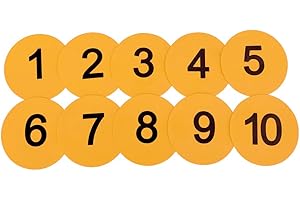 Eco Walker 8inch Numbered Floor Spot Markers