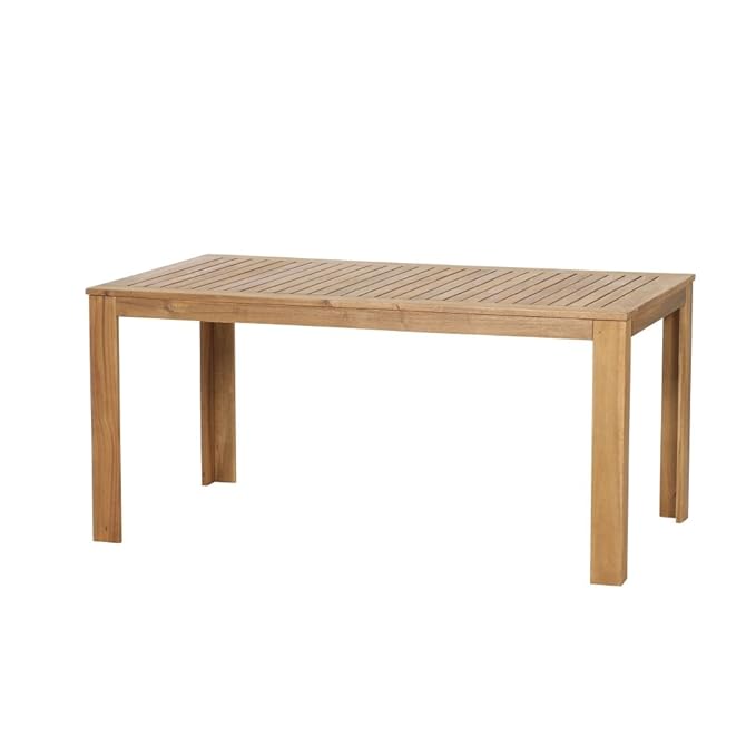 Siena Garden Dining Tisch Paleros, 160x90x75cm, Gestell: Akazienholz, geölt in natur, Tischplatte: Akazienholz, FSC 100%