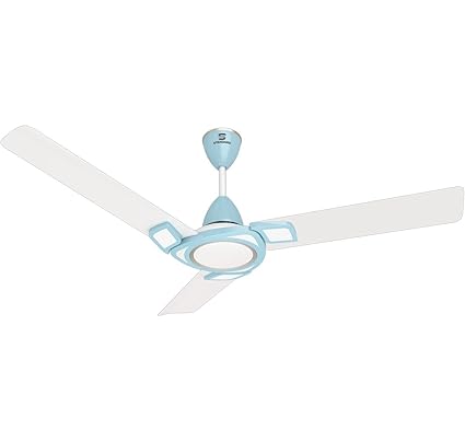 Buy Standard Tryo 1200mm Ceiling Fan Pearl White Baby Blue