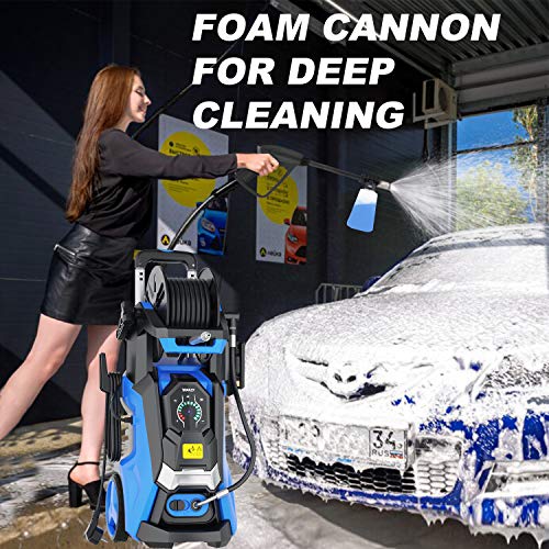 TEANDE 3800 PSI Electric Pressure Washer Smart High Pressure Power