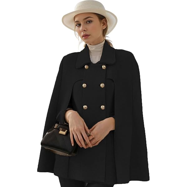 Amazon.com: Allegra K Women's Cape Blazer Split Sleeve Button
