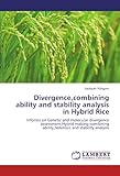 Image de Divergence,combining ability and stability analysis in Hybrid Rice: Informs on Genetic and  molecular divergence assessment;Hybrid making-combining ab