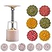 Powerful Mooncake Mold Circle Flower Square Mid Autumn Festival Hand Press 50g Moon Cake Cutter Molds Set (50g)
