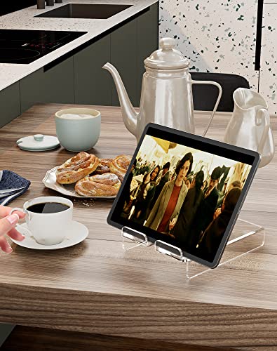 KTRIO Acrylic Tablet Stand for Desk Adjustable