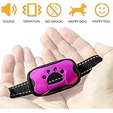 Dog Bark Collar by Wrooof - Best For Excessive Barking, Adjustable Sound and Vibration Modes, Extra Safe and Humane. No Bark Collar - Small To Large Breeds - Set of 2 Covers - No Shock Training Device