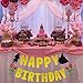 Joymee Beauty and The Beast Inspired Banner, Belle Happy Birthday Rose Garland Kids Baby Shower Princess Party Decorations