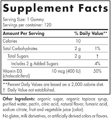 Nordic Naturals Vitamin D3 Kids Gummies Chewable Vitamin D Gummy For Kids 400 Iu Of Vitamin D Supports Immune System Mood Sleep And More Watermelon Flavor 120 Count