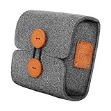 ELFRhino Wool Felt Storage Case Bag Pouch Charger Sleeve Travel Cable Electronics Accessories Organizer Compatible for MacBook Laptop Mouse Power Adapter Cables Computer Cellphone Accessories