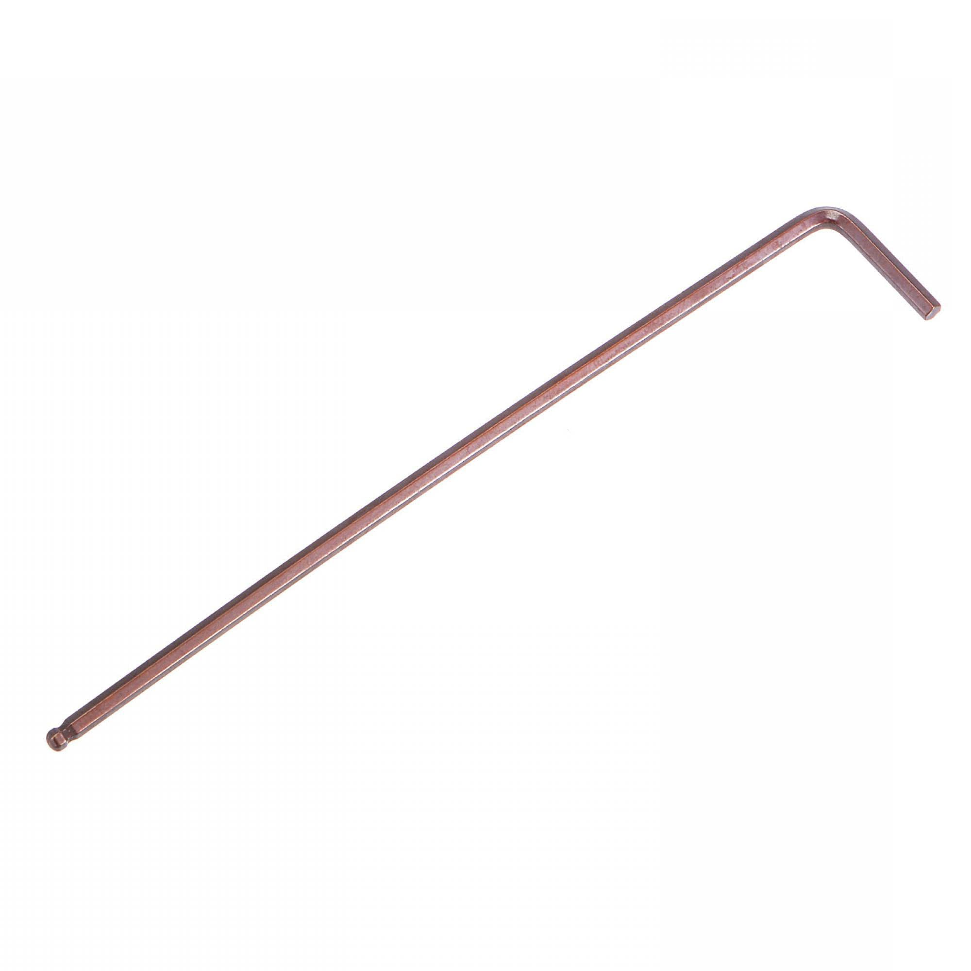 Unifizz 2.5mm Ball End Hex Key Wrench, L Shaped Long Arm Allen Wrench S2 Steel Repairing Tool, Metric 2 Pcs