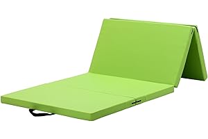 KaRaDaStyle Gymnastics Mat Folding Stretch Mats 71"x31"x2" Exercise Muscle Training Children Play Horizontal Bar Mat Yoga Sports Soundproof Home Use