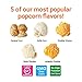 Popcornopolis Gourmet Popcorn 5 cone Gift Basket - Classic Including Caramel, Cheddar Cheese, White Cheddar, Jalapeno Cheddar and Kettle Corn