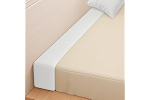 NANGELRN Bed Gap Filler,High-Density Bed Crack Filler with Removable Cover,Mattress Extender for Headboard Gap,Spacer Filler Between Mattress and Wall,Bed Wedge Gap Filler,Full Size,rice-white,60"x2"x6"