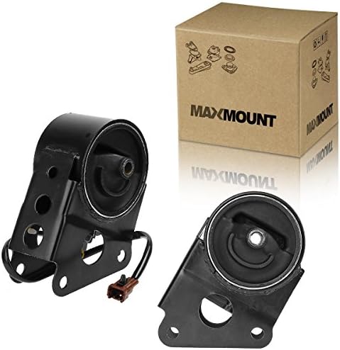 MAXMOUNT 2PCS Transmission Engine Motor Mounts Front &amp; Rear For 1996 1997 1998 1999 2000 2001 Infiniti I30 3.0L w/Sensor A7306EL A7349EL
