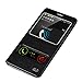 Bessky(TM) Galaxy Note 4 Case!! For Samsung GALAXY Note 4 Luxury Window View Flip PU Leather Case (Black)