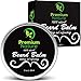 Beard Balm Leave In Conditioner - All Natural Beard Oil Wax for Beard Mustache & Hair Growth, Deep Beard Softener Cream Butter, Soothes Softens Tames & Styles Hair, Beard Care Kit Best Gift for Men