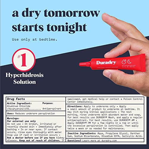 Duradry PM Antiperspirant Gel Prescription Strength Antiperspirant