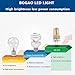 Bogao 10pcs Set G4 48 SMD LED White 220LM Light Crystal Bulb Lamps 3 Watt AC / DC 12V Equivalent to 20W Incandescent Bulb Replacement Halogen Bulbs 6000K