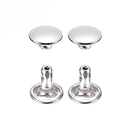 100Pack 8mm x 8mm Double Cap Rivets Leather Rivets: Amazon.ca: Office ...