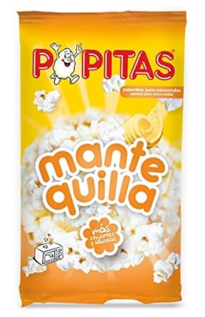 Popitas - Palomitas Sabor Mantequilla Para Microondas, 100 g