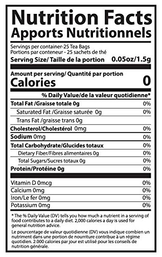 HYLEYS DETOX TEA FOR CLEANSE – BLACK TEA WITH GINGER, HONEY & CINNAMON – 25 TEA BAGS (1 PACK) – SUPPORTS DIGESTION, DETOX & BLOATING RELIEF