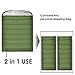 Winner Double Sleeping Bag with Compression Sack,Mummy Hood with Zipper It's Portable and Lightweight for 3-4 Season Camping, Hiking, Traveling, Backpacking and Outdoor Activities(Bottle Green)