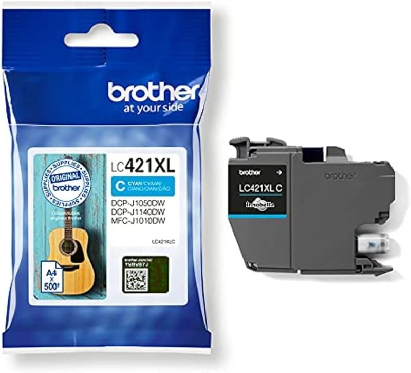 Brother LC421XLC Cyan High Yield Ink Cartridge Single Pack