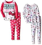 Komar Kids Girls' Hello Kitty 4 Piece Cotton Sets