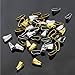 SenseYo 200 PCS DIY Metal Pinch Clip Clasp, Necklace Clasps Pendant Charms Clasps (Gold,Silver