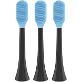Tongue Brush Heads Compatible with Philips Sonicare Toothbrush | Fresh Breath | Food-Grade TPE Material | Replacement Brush Heads | Gentle &amp; Effective Tongue Scraper