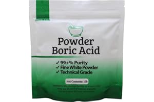 Duda Energy - borp1f borp1 Fine Powder Boric Acid H3BO3 99, 1 lb. (Packaging may vary)