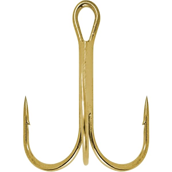 Mustad Fish Hooks Mustad 3551 Classic Treble Hooks Fishing