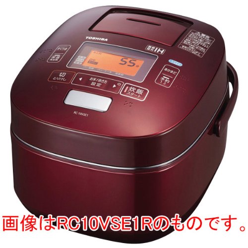 東芝】炊飯器 RC-18VXK 一升 圧力IH 赤 2025年最新】東芝 炊飯器