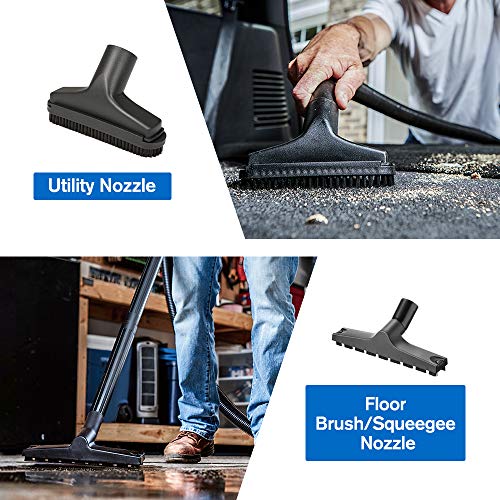 Vacmaster 3 Peak HP 5 Gallon Wet Dry Vacuum Cleaner Lightweight