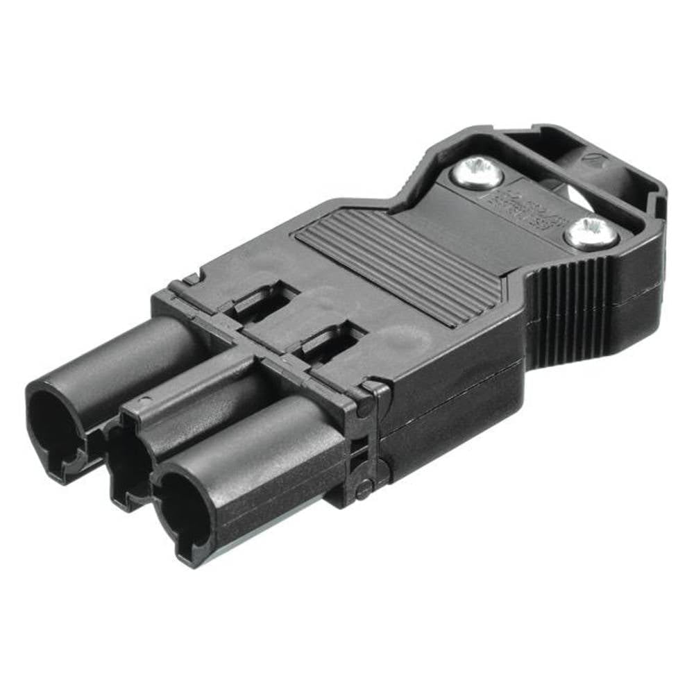 Elso Wieland Gesis mini GST 18i3 plug, 3 pin, black, ORBCM50