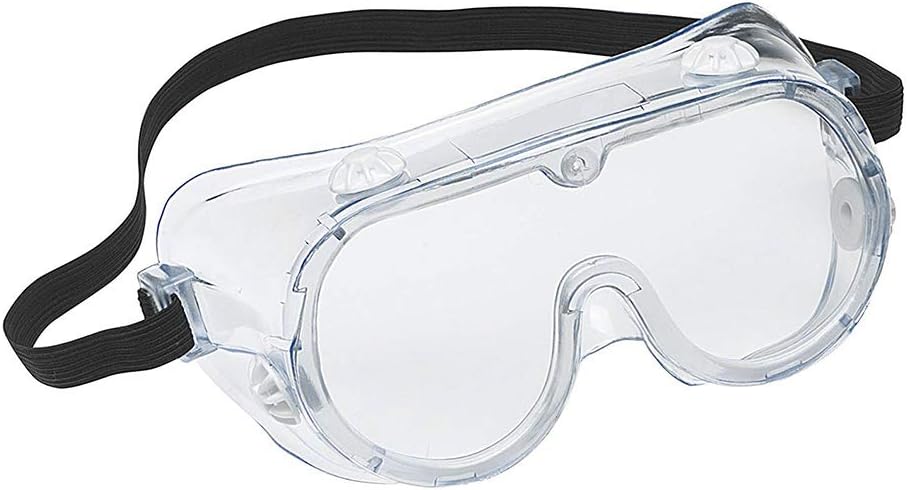 Gecheer Safety Glasses Protection Goggle Face Shield Safety Glasses Anti Fog Lab Goggles Adjustable Eyewear Eye Protectors from Flying Particles Liquid Splatter Dust Wind Chemical Fumes Splash