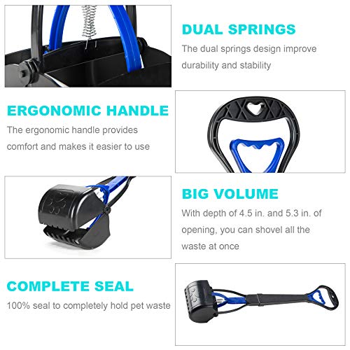 COZ Pet Pooper Scooper for Small and Large Dog, Portable Poop Scoop