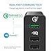 PowerPort+ 6 for Galaxy S9/S8/S7/S6/Edge/Plus, Note 5/4 and PowerIQ for iPhone XR/X/8/7/6s/Plus, iPad Pro, LG, Nexus, HTC and More Black