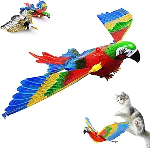KUTDEP Simulated Bird Interactive cat Toy Indoor cat, Automatic
