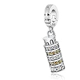 Leaning Tower of Pisa Italy Multi-Clasp Clip On Pendant Sterling Silver Charm Bead For Pandora & Similar Charm Bracelets or Necklaces & More