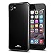 iPhone 7 Case, iPhone 8 case, (TPU + Glass)2 in 1 Shock Absorption Double Protection Military-Grade Defender Hybrid Case Cover for iPhone 8, iPhone 7 – Black