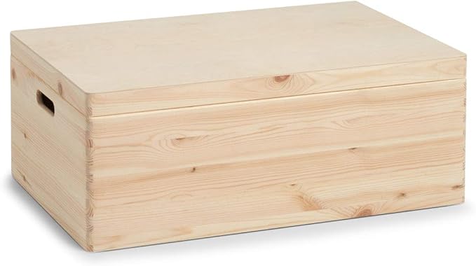 Zeller Caja Multiusos 13151, Madera, Azul, 60 x 40 x 23 cm: Amazon.es: Hogar