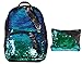 Magic Sequin! Reversible Sequin Mermaid to Black Fashion Backpack & Matching Zip Pouch