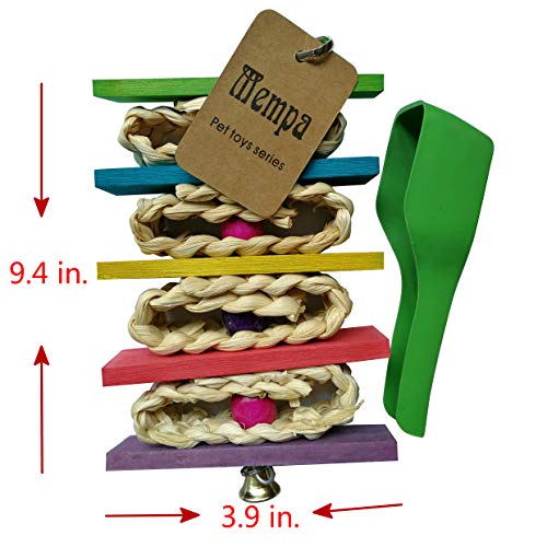 Mempa Parrot Toy,Bird Toys, Hanging Toy Parrot Nest Suitable for Medium and Small Parrots and Birds.â€¦