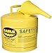Type I Safety Can, 5 Gal, Yellow primary