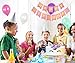 Daisyformals Unicorn Party Supplies Decorations with Unicorn Cake Topper,Unicorn Headband,24 Pcs Unicorn Cupcake Toppers Wrappers and Happy Birthday Banner + Unicorn Balloons Party Ballons (35 Packs)