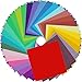 Origami Paper Double Sided Colored Papers 6 inch Square Sheets - 20 Vivid Colors - 160 Sheets for Art Projects ¡­