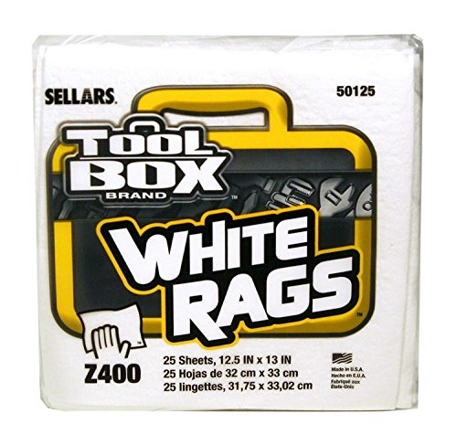 Sellars 50125 ToolBox Z400 Vending Machine 1/4 Fold Wipers, 13" Length x 11-7/8" Width, White (16 Bundles of 25 Sheets)