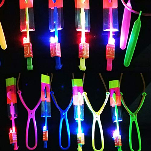 image for IAMGlobal Led Helicopter Flying Toys, Slingshot Arrows, Arrow Rocket C