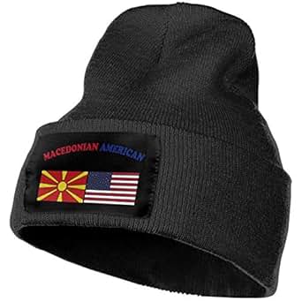 MANILL Macedonian American Flag Beanie for Men Women ...