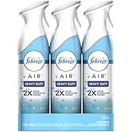 Febreze AIR Freshener Heavy Duty Crisp Clean, 8.8 Oz, Pack of 3